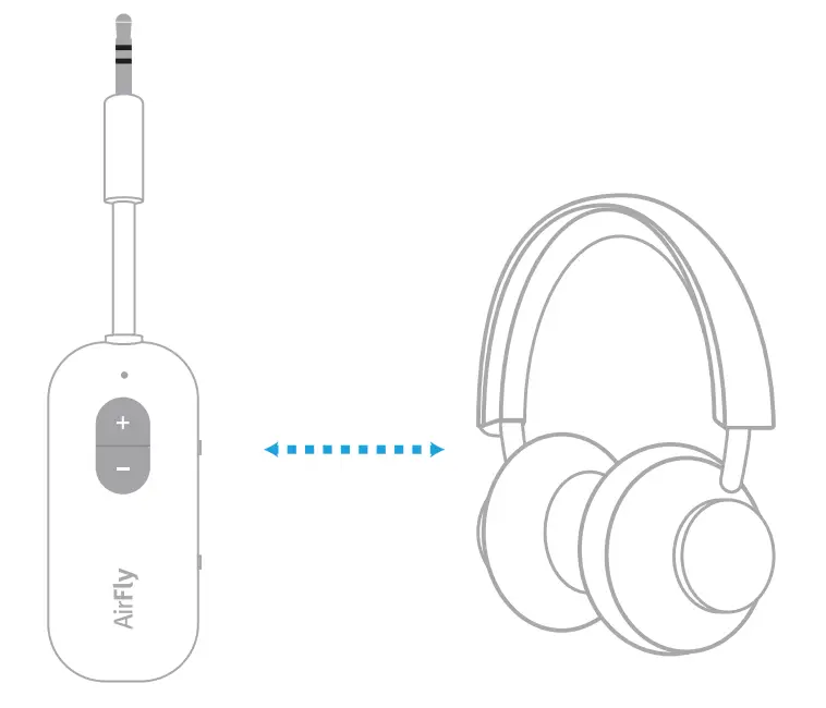 Pairing Airfly with Wireless Headphones