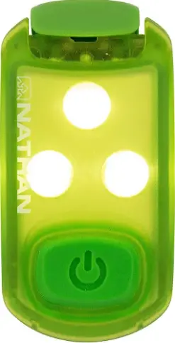 NATHAN NS5113-0478 Strobe Light LED Safety Light Clip