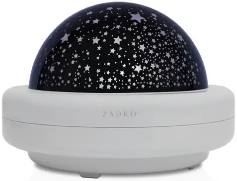 Zadro STARPRO4C LED Starlight Projector with White Noise and Sound Spa