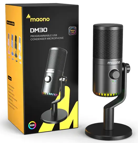 maono-DM30-Programmable-USB-Condenser-Microphone-PRODUCT-IMAGE