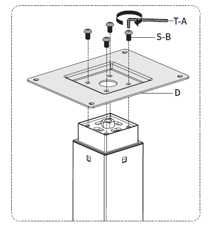 VIVO-CART-V00LW-White-Pnumatic-Mobile-Workstation-fig7