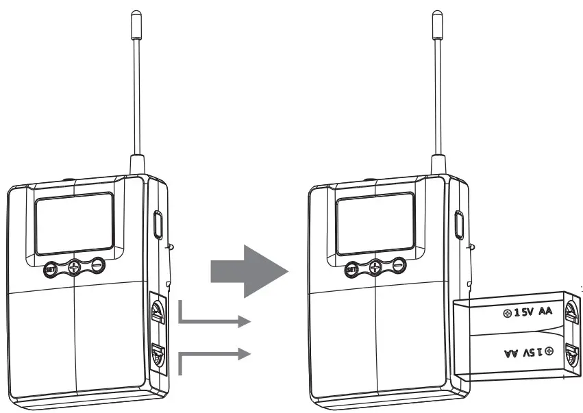Transmitter installation 