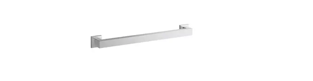 Kohler K-23294 Square 18 Inch Grab Bar Instruction Manual