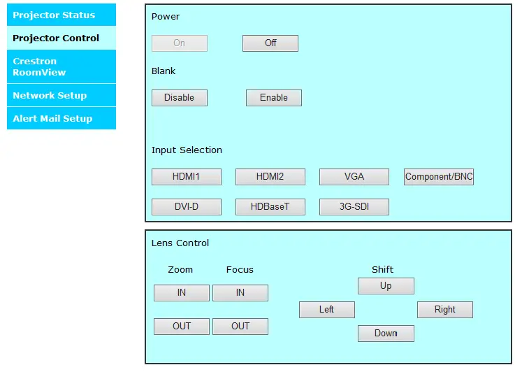 DU9900Z-BK Remote Communication Projector 5