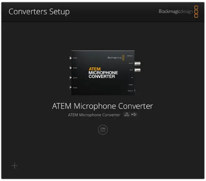 Blackmagic Converters Setup