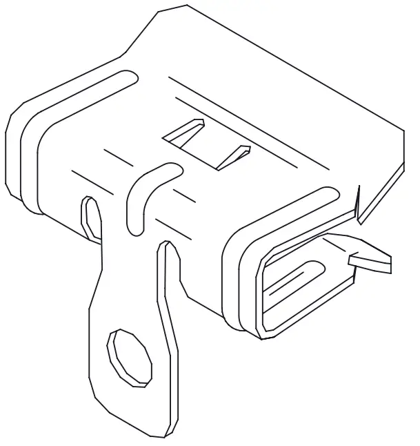 nVent Caddy 2H4 Hammer-On Flange Clip