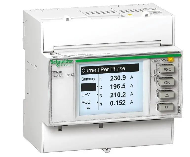 Schneider Electric-METSEPM3210-1-or-3-Phase-LCD-Energy-Meter
