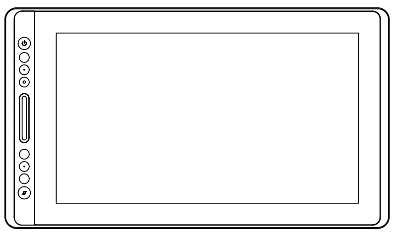 HUION KAMVAS Pro 16 GT-156 Full HD FHD Screen intuitive Display Screen