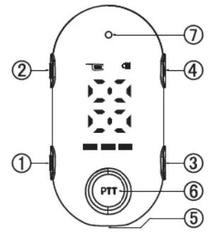 SINORISE SR 610A Ear hung Walkie Talkie - fig5