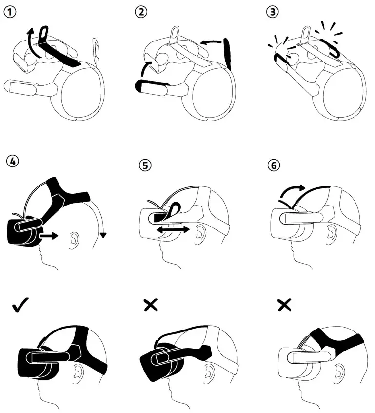 RAZER Quest 2 Adjustable Head Strap System - Fig 1