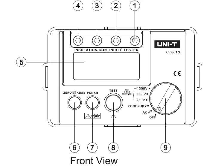 UNI-T-UT501B-Insulation-Resistance-Tester-8