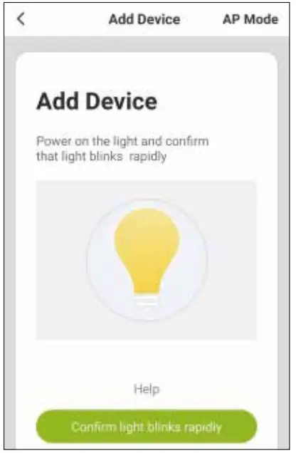 Confirm it in the app