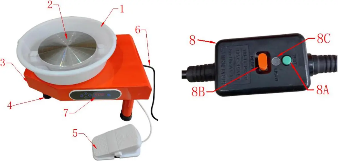 VEVOR LSSJSX-515 - STRUCTURE DIAGRAM 1