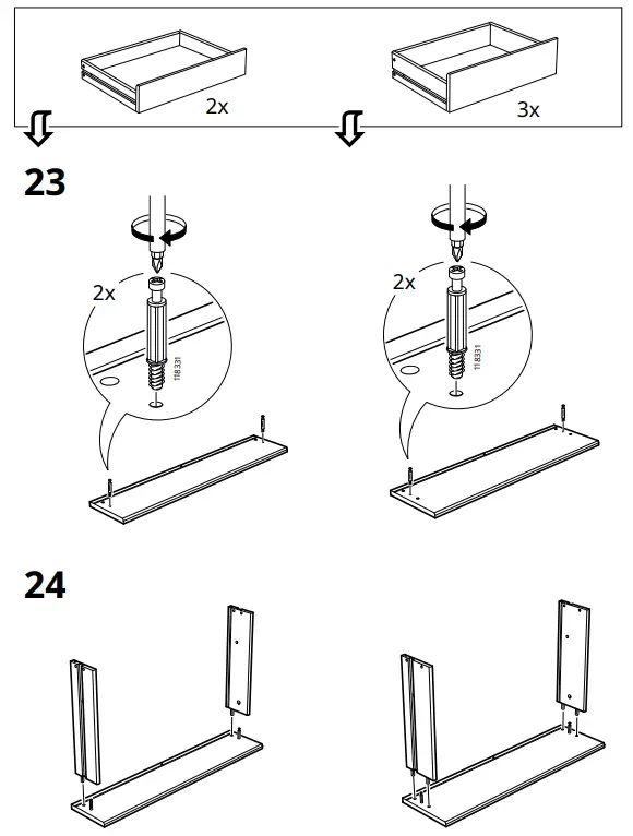 IKEA AA-2238949-4-100 KULLEN 5-Drawer Chest White - Fig 21