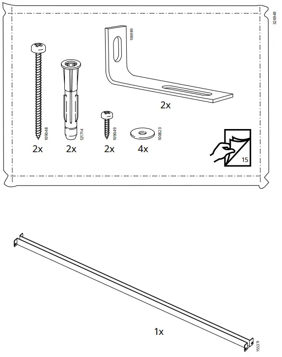IKEA AA-2238949-4-100 KULLEN 5-Drawer Chest White - Fig 4