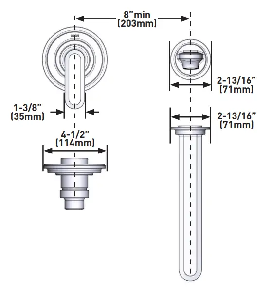 MOEN WT621 Series Greenfield One-Handle Wallmount Tub Filler - Parts 1