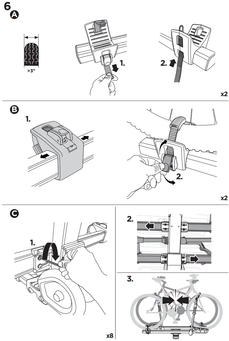 THULE 9034XTR Hitch Bike Rack E-Bike Compatible - fig 7