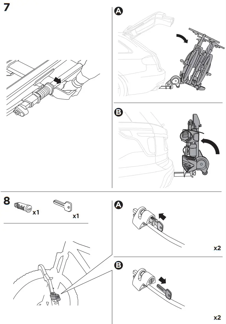 THULE 9034XTR Hitch Bike Rack E-Bike Compatible - fig 8