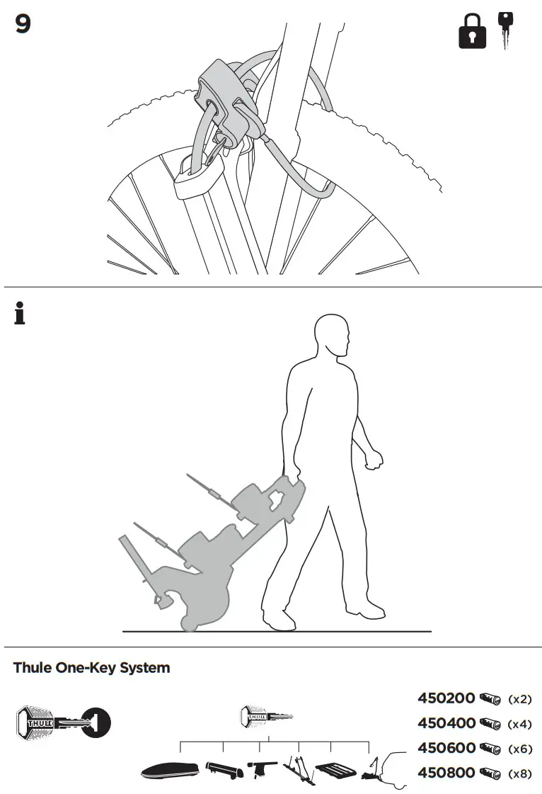 THULE 9034XTR Hitch Bike Rack E-Bike Compatible - fig 9