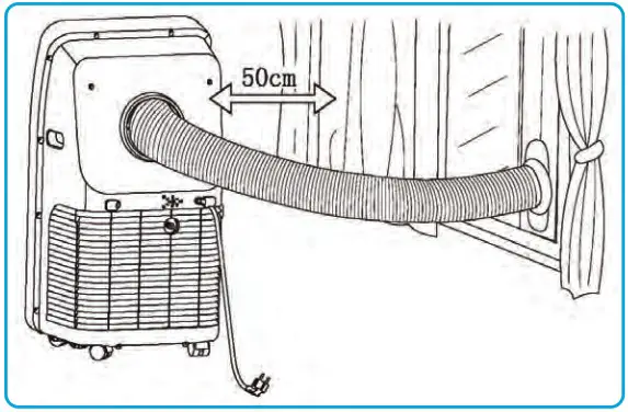 SereneLife SLACHT128 Portable Air Conditioner and Heater - Product Operation 1
