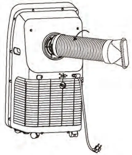 SereneLife SLACHT128 Portable Air Conditioner and Heater - Product Operation 2