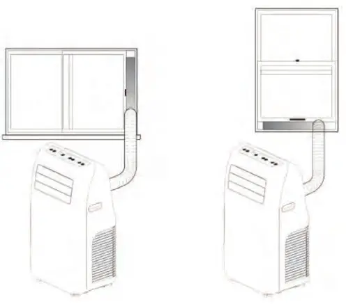 SereneLife SLACHT128 Portable Air Conditioner and Heater - Product Operation 3