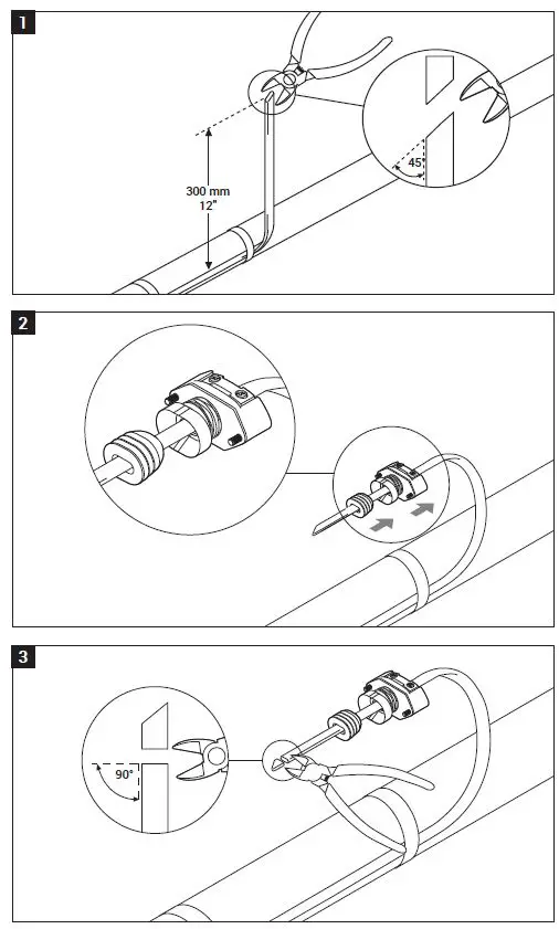 nVent RAYCHEM E-150 Low Profile-End-Seal-Kit-Instruction-Manual-fig-3