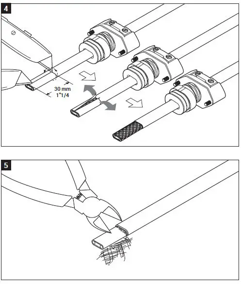 nVent RAYCHEM E-150 Low Profile-End-Seal-Kit-Instruction-Manual-fig-4