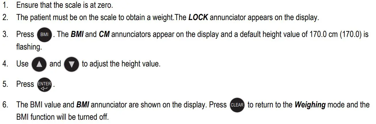 RICE LAKE 150-10-7 Digital Physician Scale User Manual - KG Mode