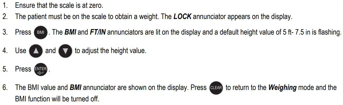 RICE LAKE 150-10-7 Digital Physician Scale User Manual - LB Mode