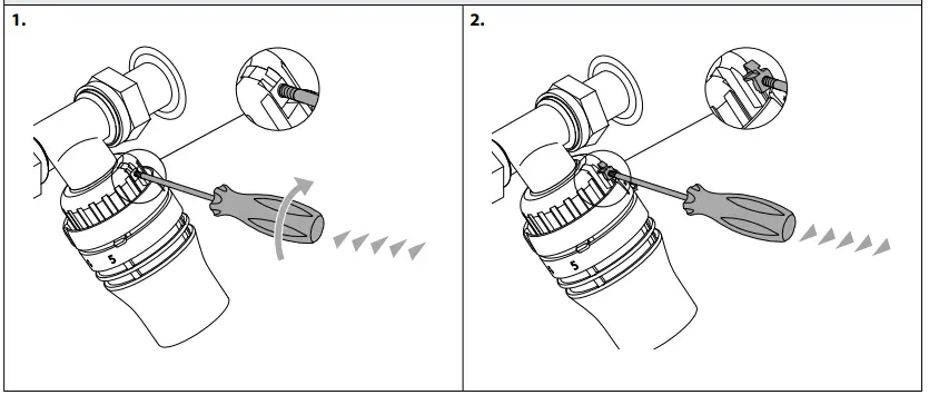 Danfoss Redia RA click Thermostatic Sensors - Installation6