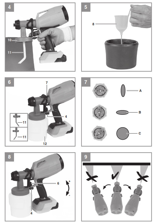 Einhell TC-SY 18 60 Li Cordless Paint Spray System - Fig2
