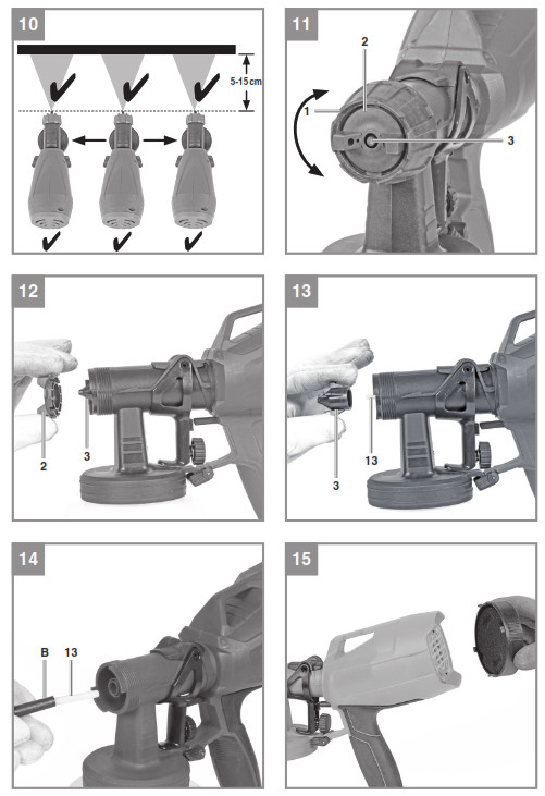 Einhell TC-SY 18 60 Li Cordless Paint Spray System - Fig3