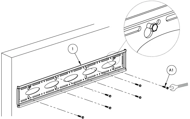 B-TECH BT9903 XL Heavy Duty Universal Flat Screen Wall Mount 5