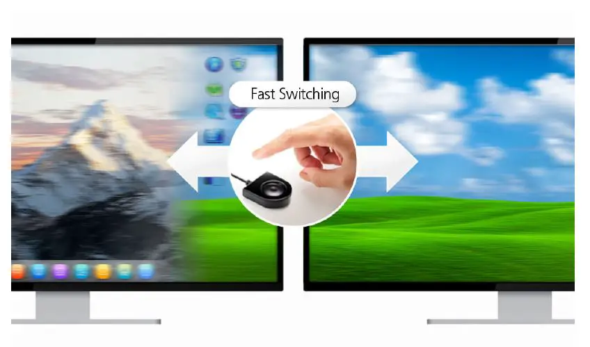 ATEN US3311-2-Port-4K-DisplayPort USB-C-KVM-Dock-Switch-with-Power-Pass-Through-fig- (6)