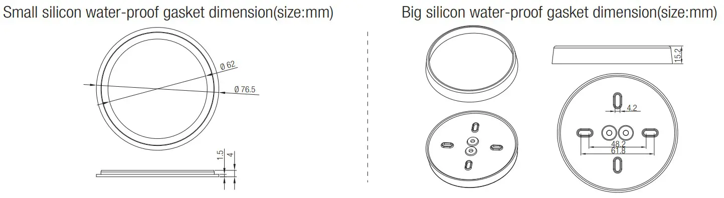 HYTRONIK HIR27 Flush Mount Sensor-water-proof