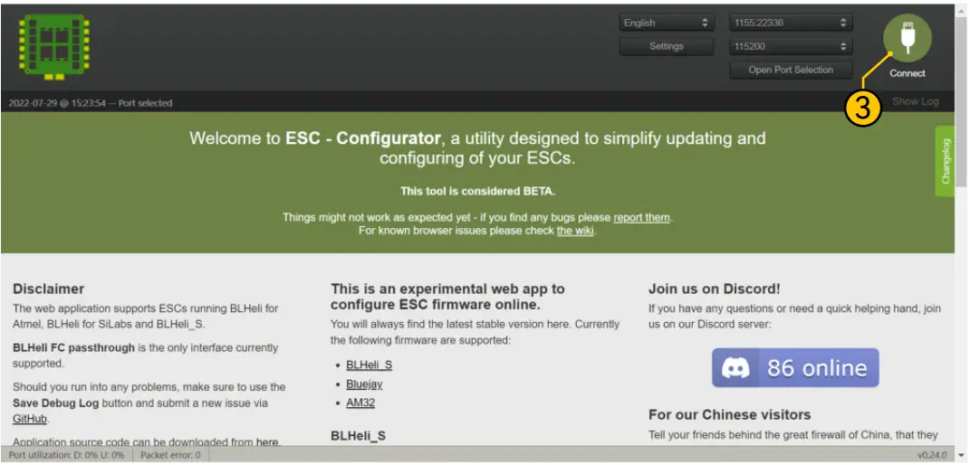 ESC Firmware Update