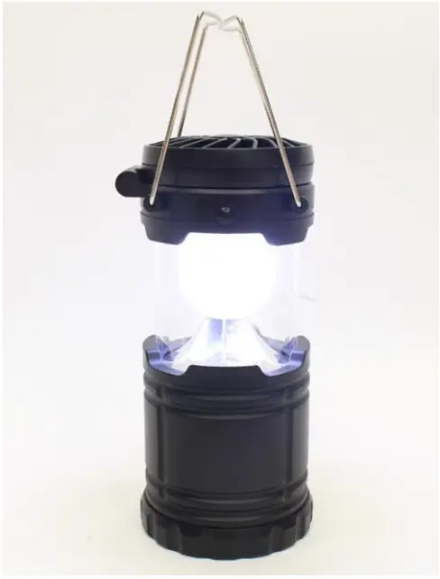 LUMME 12475 Camping Lamp with Fan