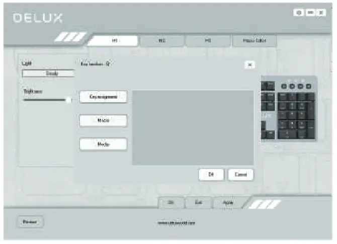 DELUX KS100 Mechanical Keyboard - settings 2