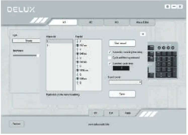 DELUX KS100 Mechanical Keyboard - settings 7