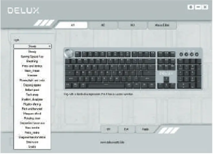 DELUX KS100 Mechanical Keyboard - settings 8