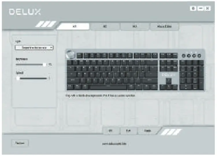 DELUX KS100 Mechanical Keyboard - settings 9