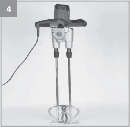 Einhell TE-MX 1600-2 CE Twin Paint and Mortar Mixer - Fig. 4