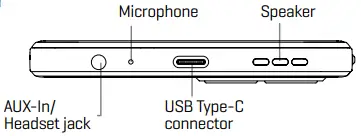 NUU B15 Smartphone - Bottom