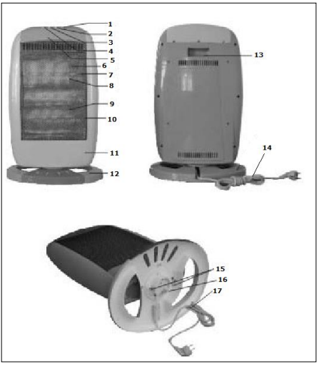 EUROM-351651-Safe-t-Shine-1200-Compact-Radiant-Heater-fig-1