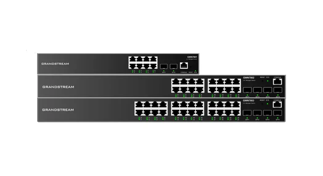 Grandstream Gwn7800 Series Entreprise Layer 2+ Managed Network Switch Installation Guide Grandstream Gwn7800 Series Entreprise Layer 2+ Managed Network Switch Installation Guide