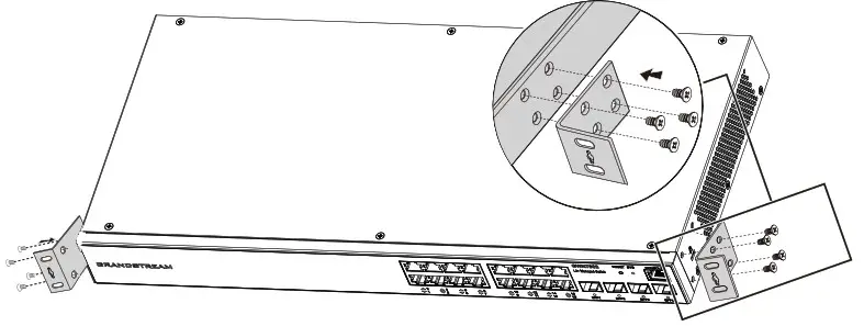 GRANDSTREAM GWN7800 Series Entreprise Layer 2 Managed Network Switch - INSTALLATION 3