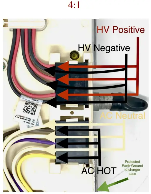 EV WEST Tesla Model S Charger - Wiring