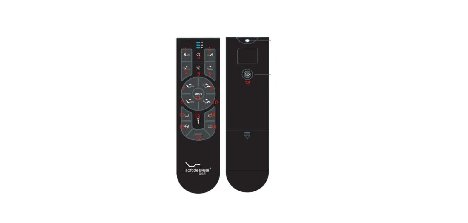 Dewert Okin Rf426b-18 Wireless Remote Control Instructions Dewert Okin Rf426b-18 Wireless Remote Control Instructions