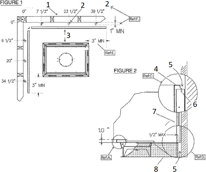 KINGSMAN FP2085LPT - SINGLE CLEARANCE SHIELD